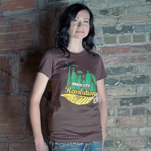 Green City Revolution T-shirt by PROGRESS Label