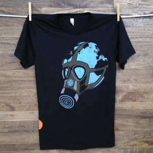 Our Chemical World Gasmask T-shirt by PROGRESS Label