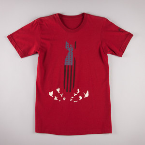 America Bombs T-shirt, made in USA t-shirt by PROGRESS Label