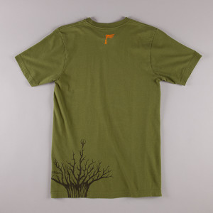 Roots of Peace T-shirt Back, made in America by PROGRESS Label