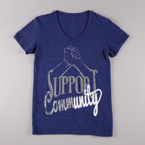 Support Community T-shirt by PROGRESS Label, American-made