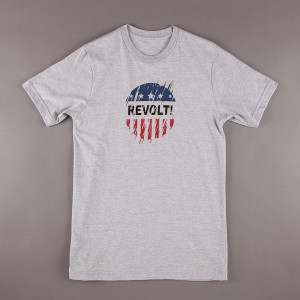 Revolt T-shirt, Made in the USA by PROGRESS Label