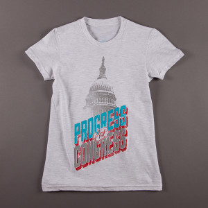 Progress Not Congress Ladies T-shirt