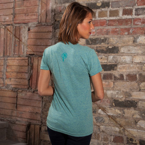 Coexist Women's Tri-blend T-shirt, American-made Goodness by PROGRESS Label