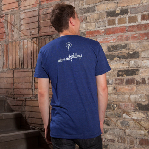 Unity T-shirt Back, American-made and Eco-friendly by PROGRESS Label