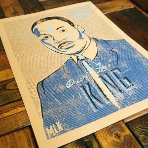 MLK Poster Art by Progress Label